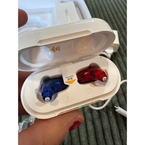 NANO OTC Rechargeable Hearing Aids CIC Left Right with Charging Case and Charger